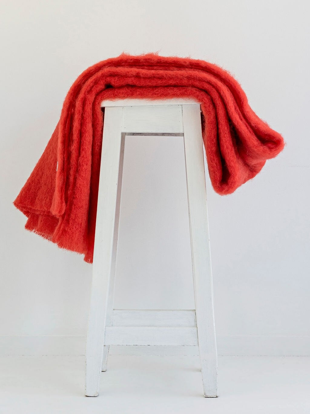 Windermere Mohair Blanket Throw - Hibiscus