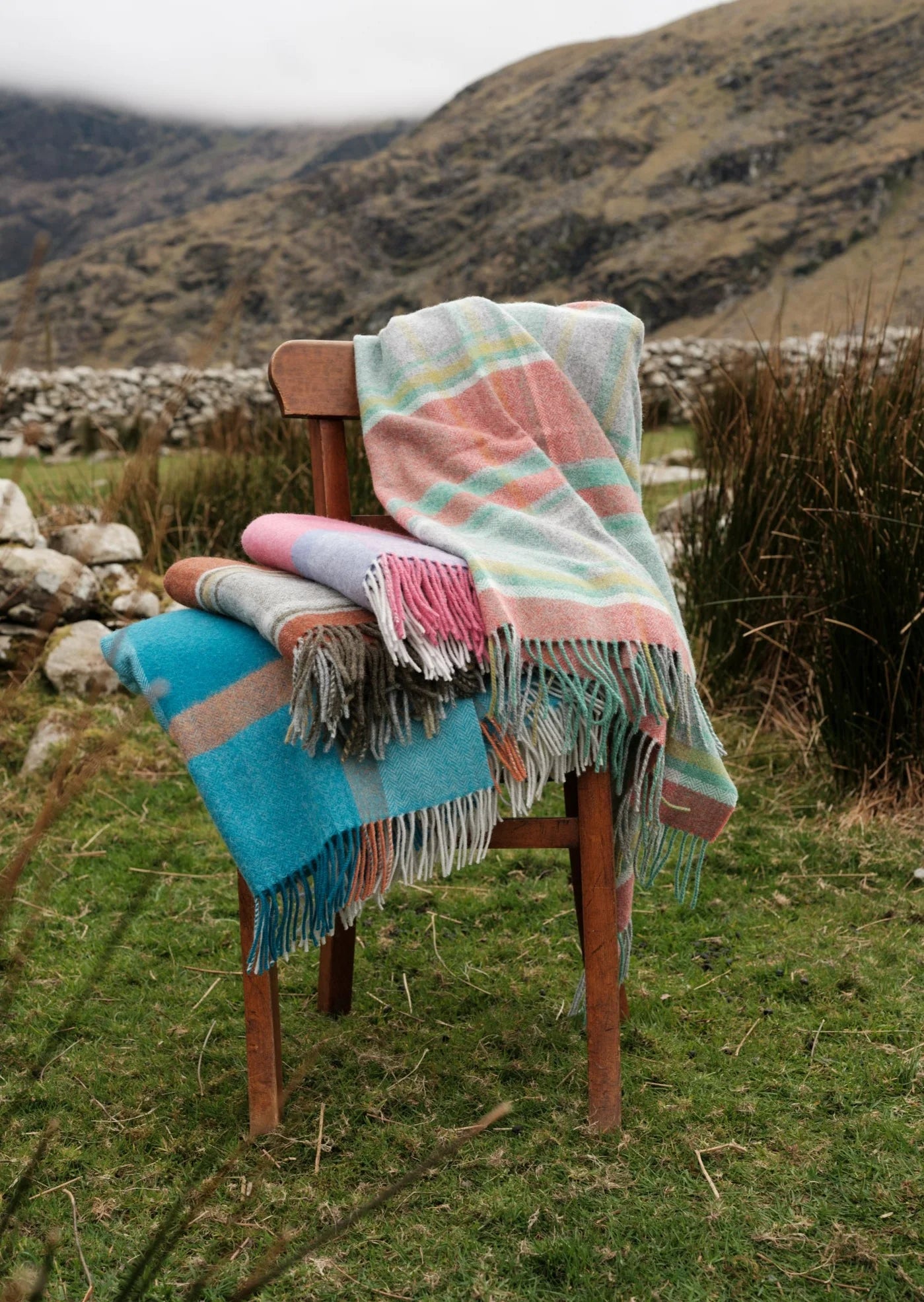 Foxford Oisin Lambswool Throw