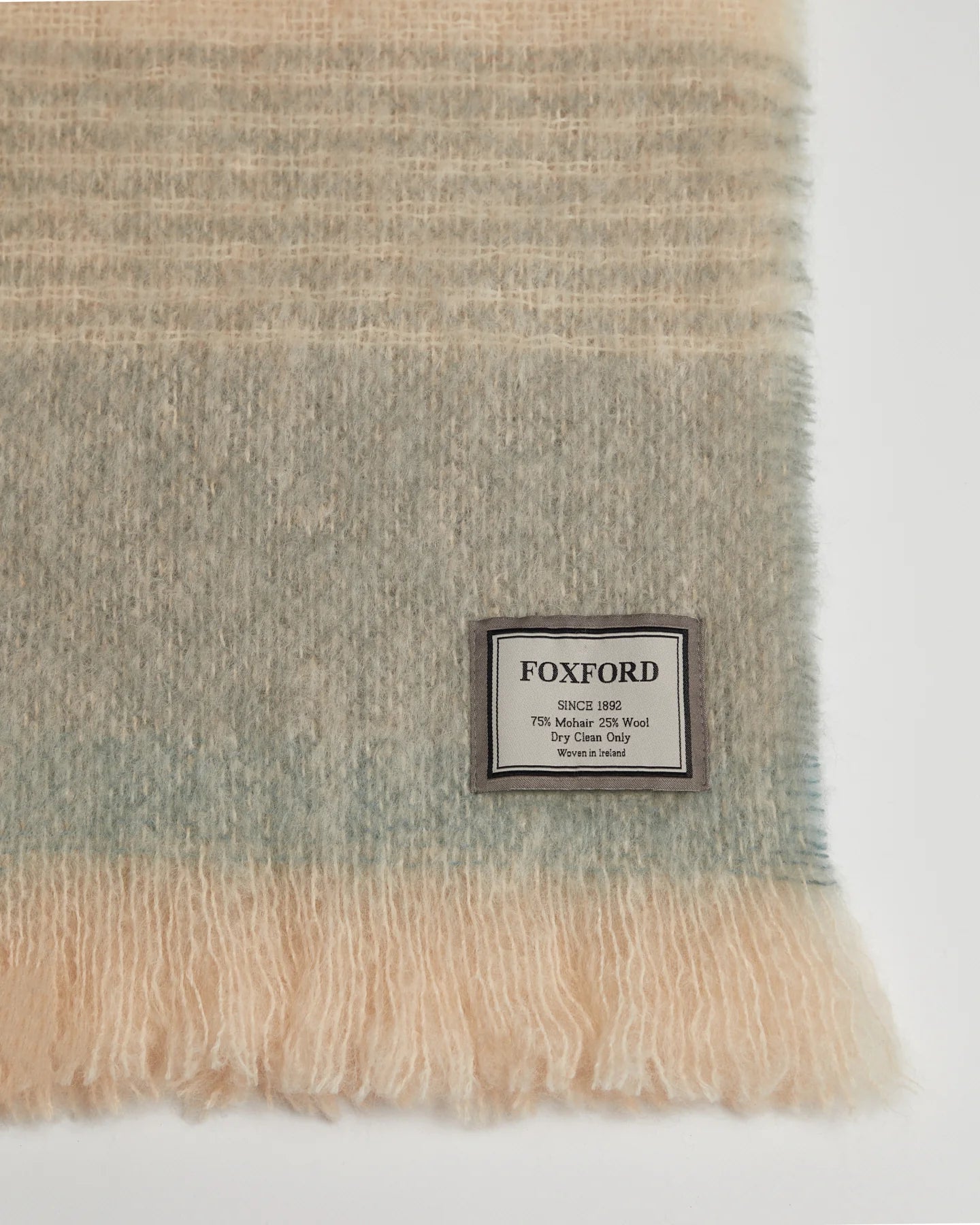 Foxford Heather Mohair Throw