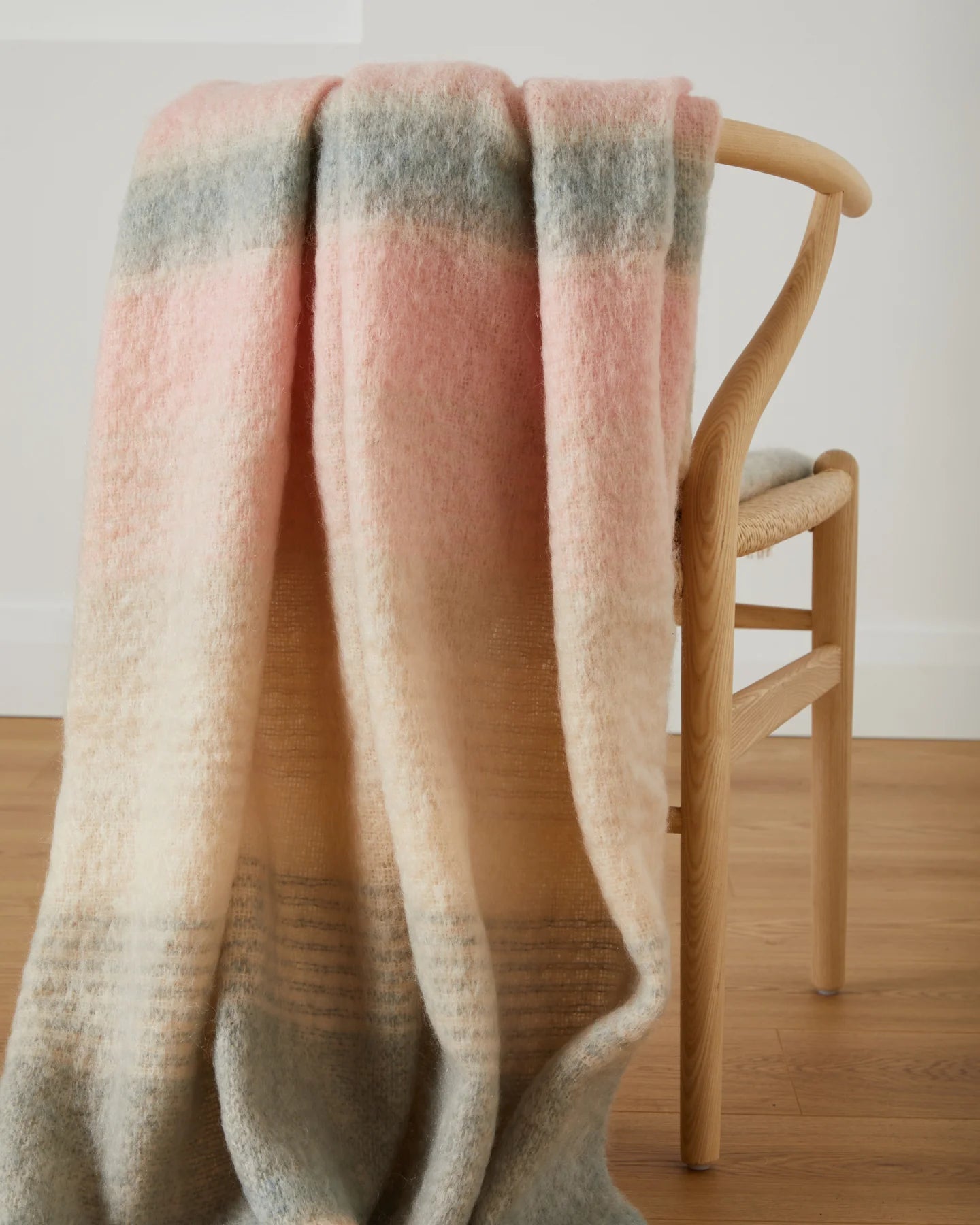 Foxford Heather Mohair Throw