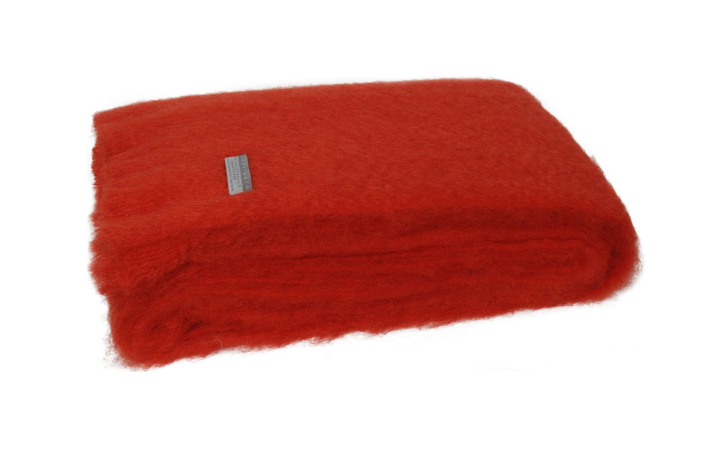 Windermere Mohair Blanket Throw - Hibiscus