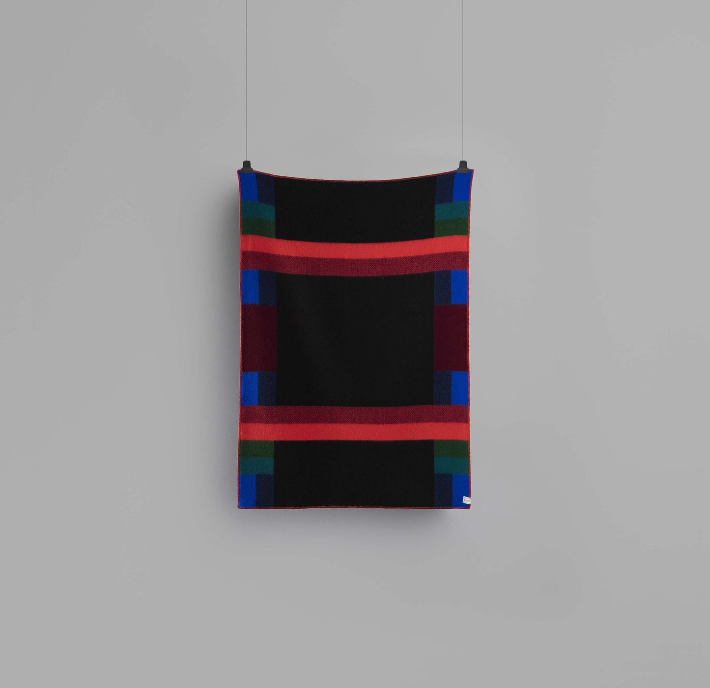 Mikkel Dark Wool Throw Blanket