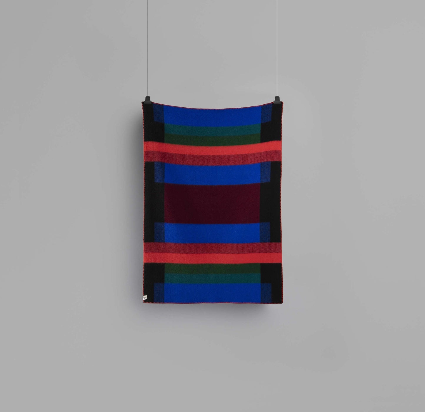 Mikkel Dark Wool Throw Blanket