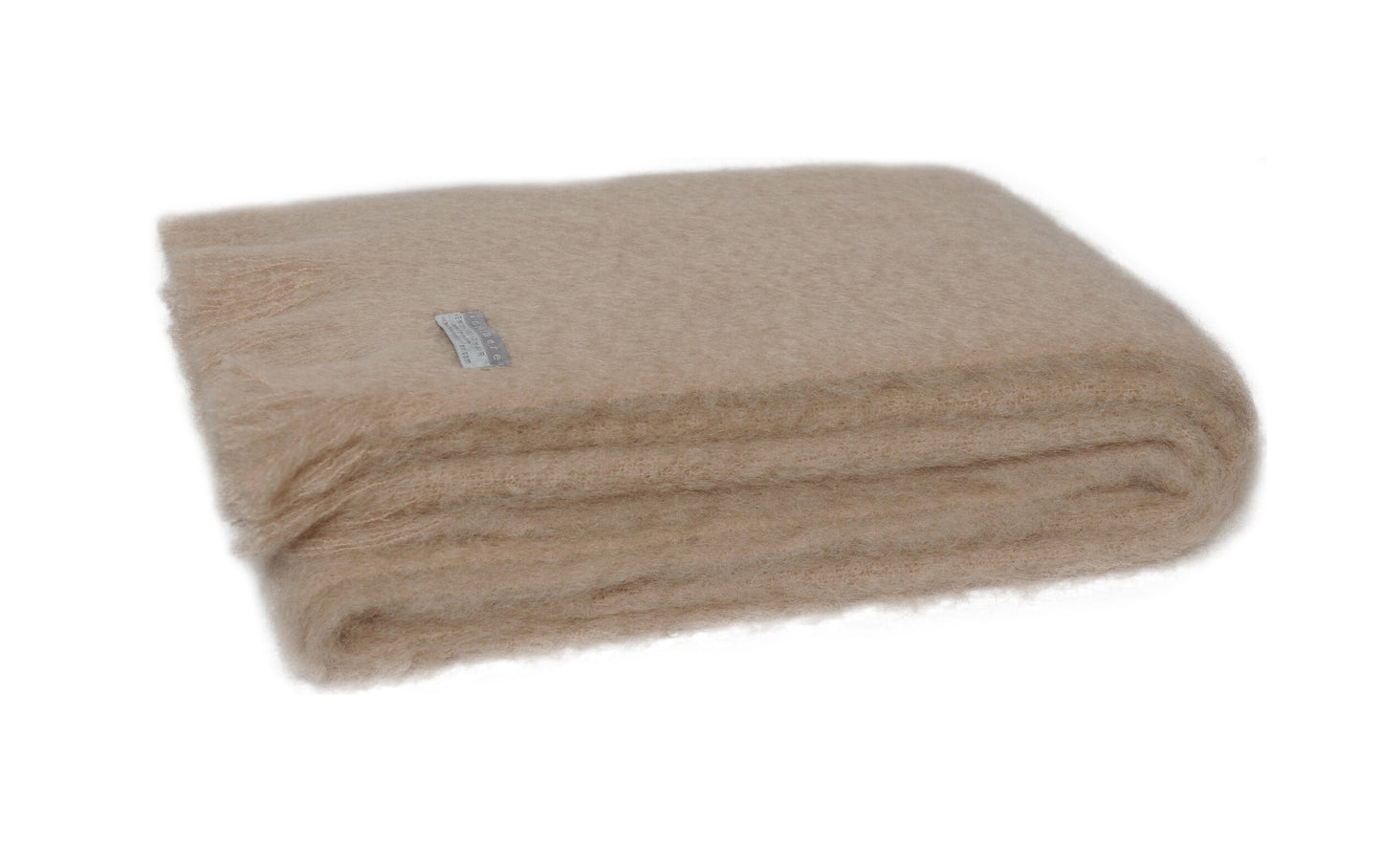 Windermere Mohair Blanket Throw - Paper