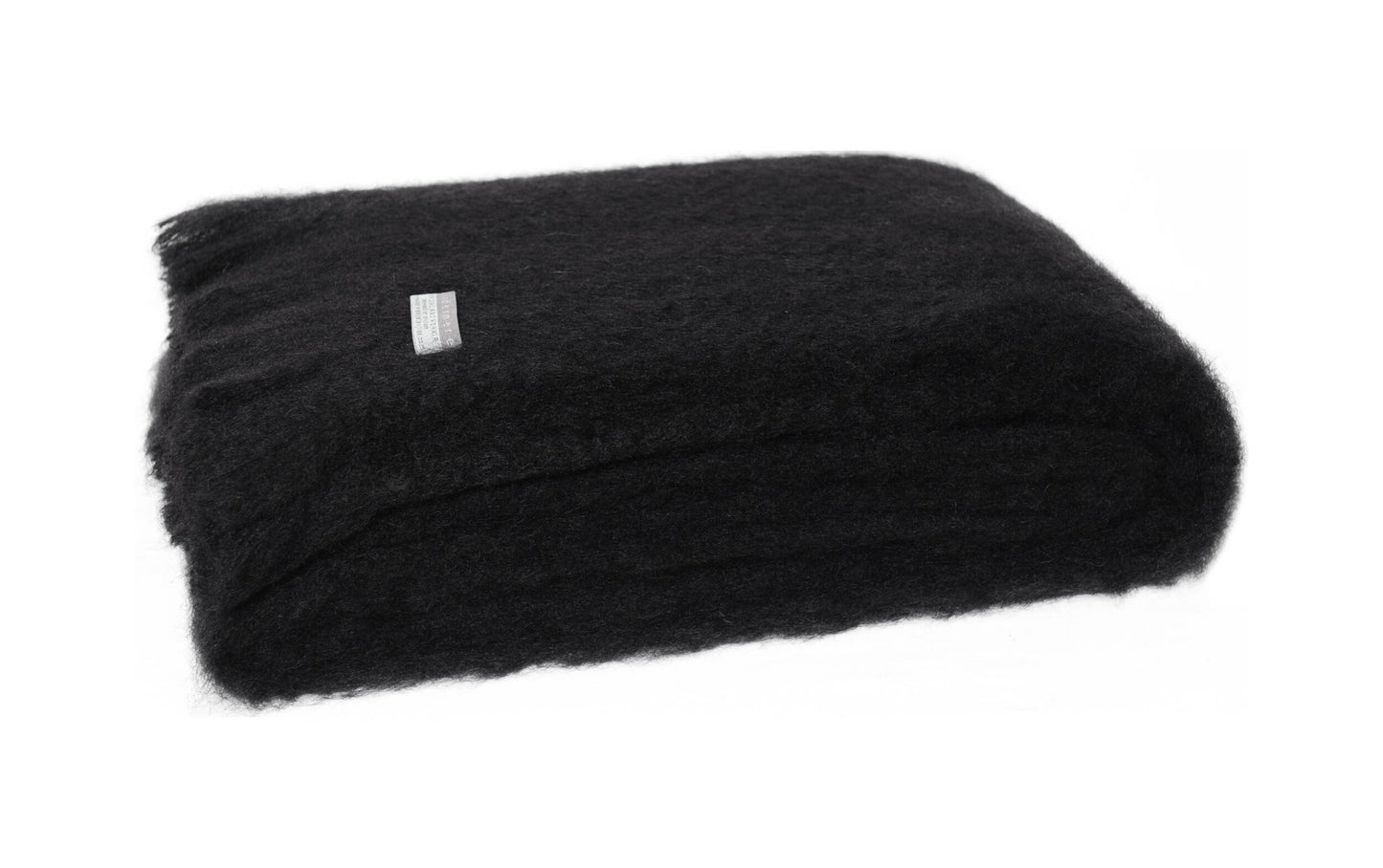 Windermere Mohair Blanket Throw - Raven